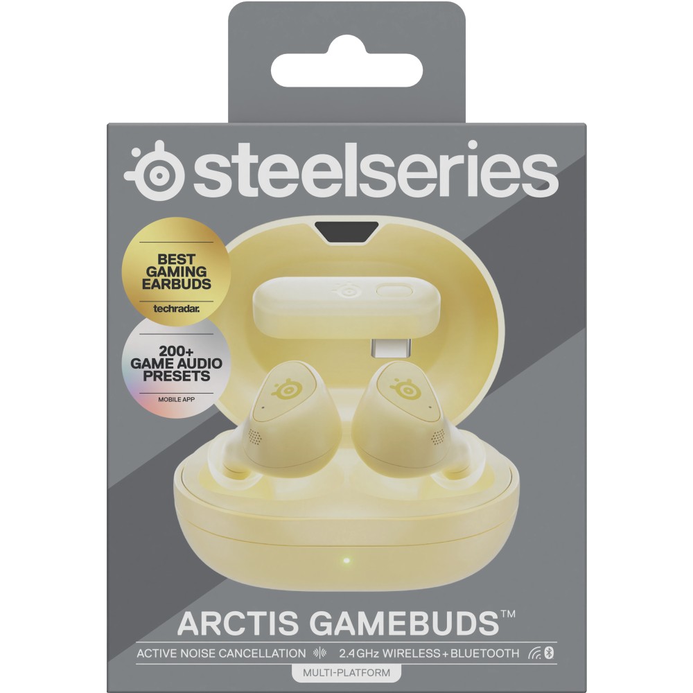 หูฟังเกมมิ่ง SteelSeries Arctis GameBuds True Wireless Stereo PS - Yuzu