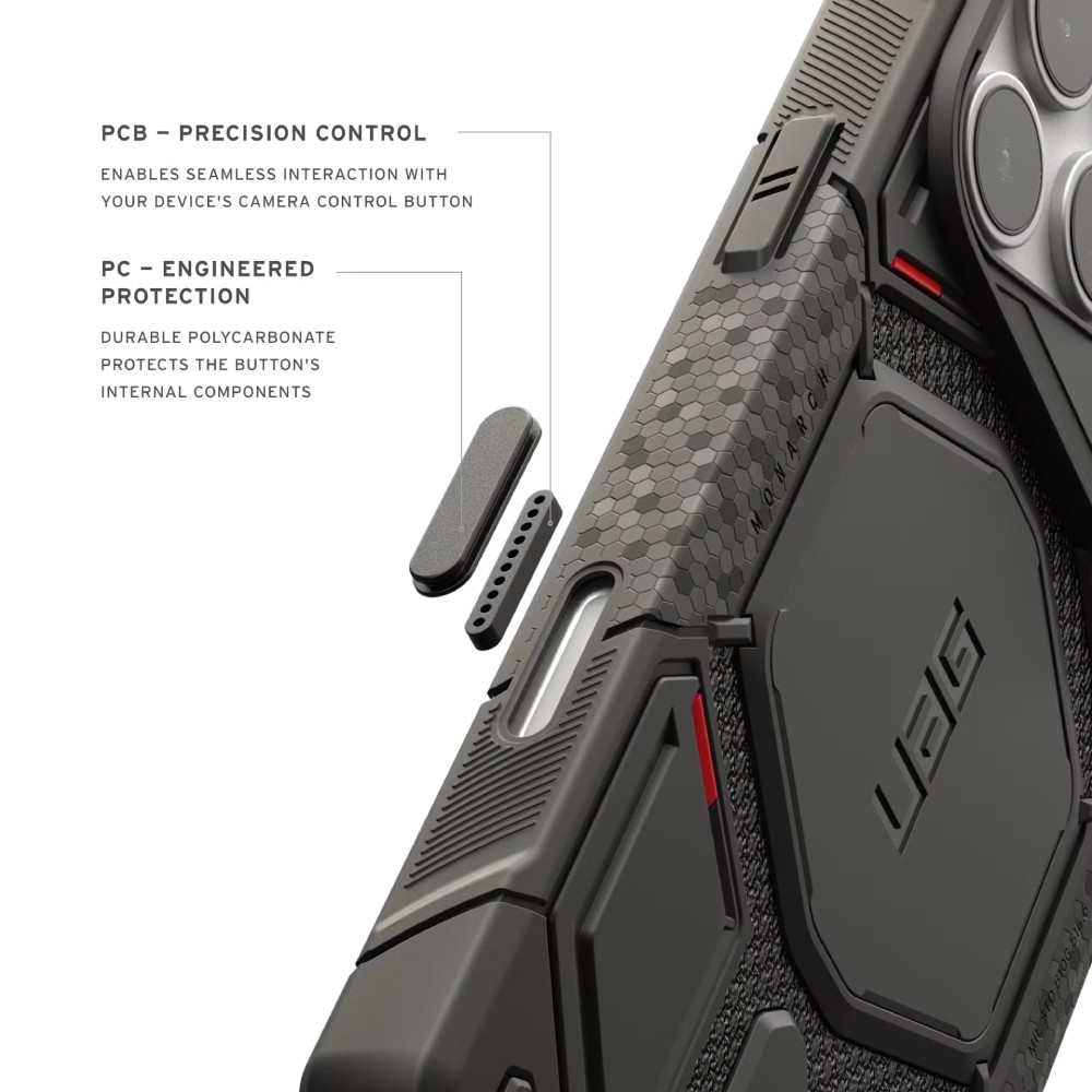 เคส UAG iPhone 18 Pro Monarch Pro - Kevlar Black