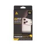 ฟิล์มกันรอยฐานกล้อง KING KONG iPhone 18 Pro Lens Frame Matte with EZ Installer (Pack 2pcs)