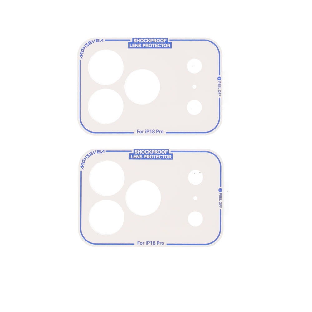 ฟิล์มกันรอยฐานกล้อง KING KONG iPhone 18 Pro Lens Frame Matte with EZ Installer (Pack 2pcs)