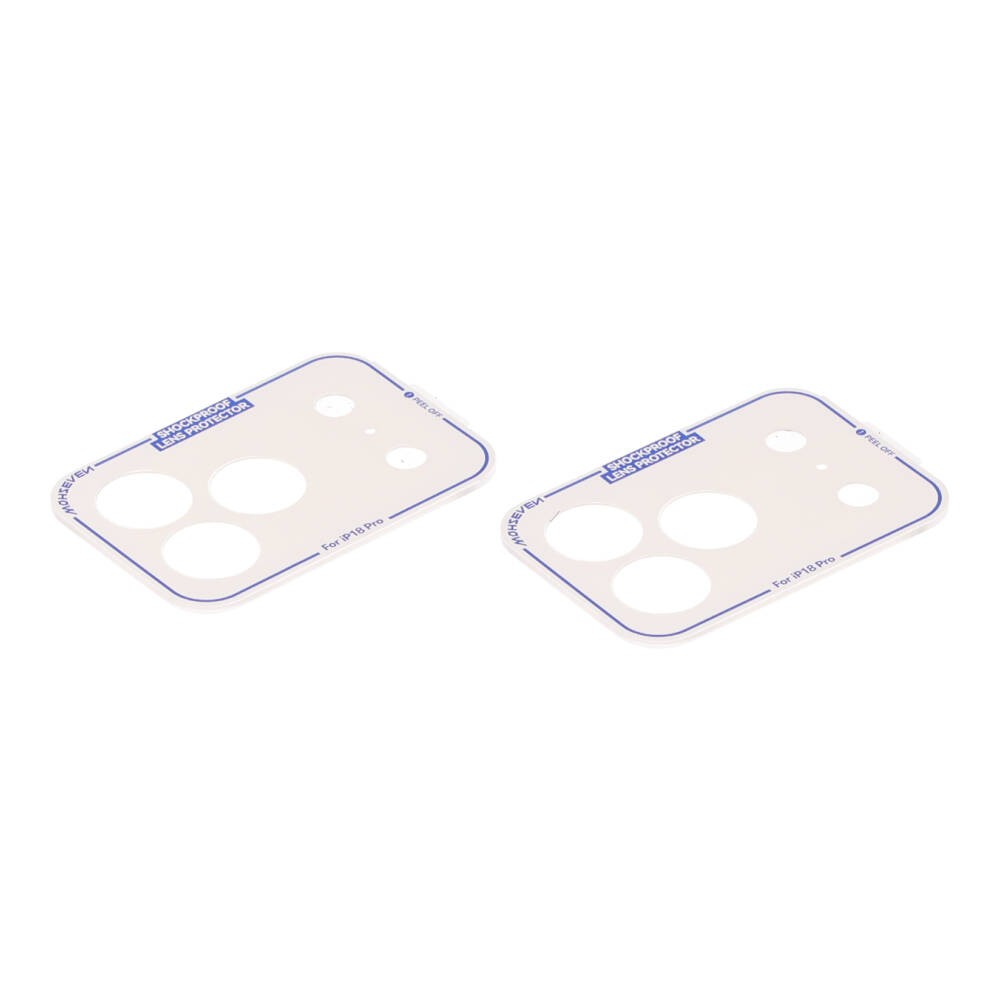 ฟิล์มกันรอยฐานกล้อง KING KONG iPhone 18 Pro Lens Frame Matte with EZ Installer (Pack 2pcs)