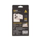 ฟิล์มกันรอยฐานกล้อง KING KONG iPhone 18 Pro Lens Frame Matte with EZ Installer (Pack 2pcs)