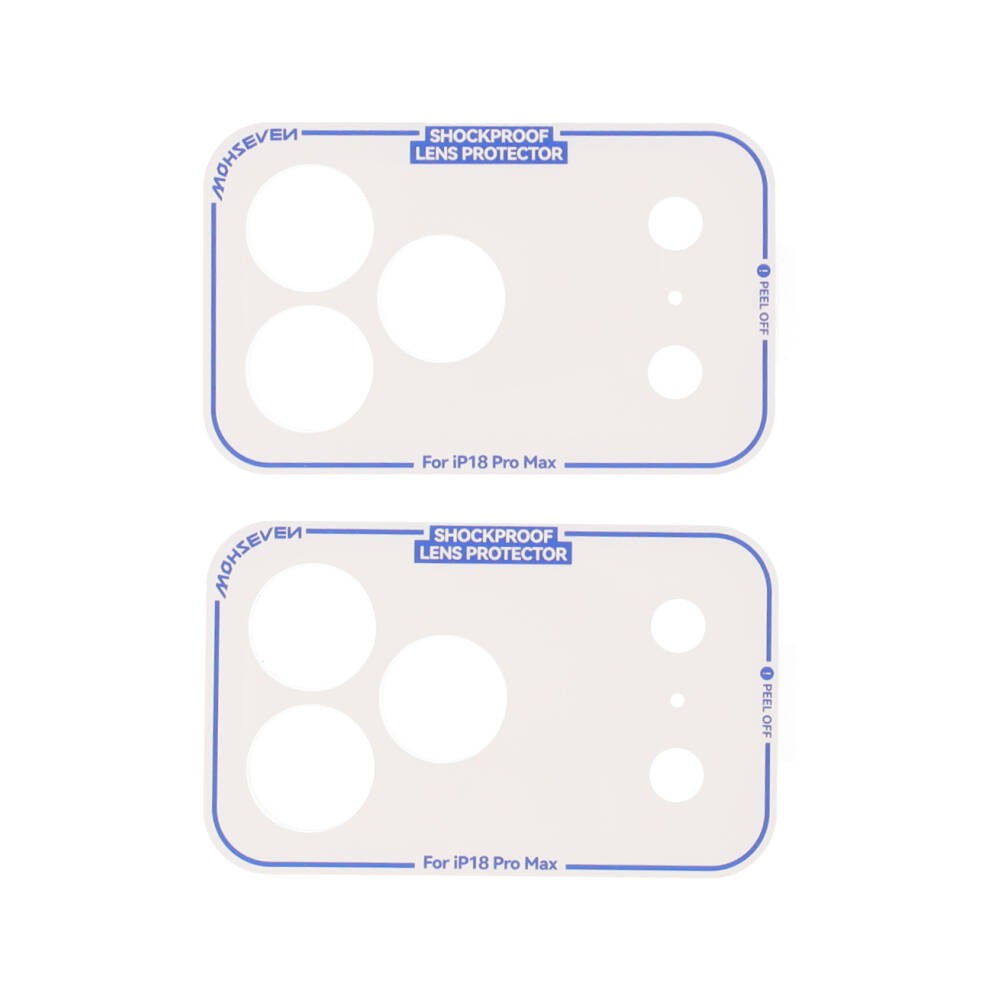 ฟิล์มกันรอยฐานกล้อง KING KONG iPhone 18 Pro Max Lens Frame Matte with EZ Installer (Pack 2pcs)