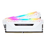 Corsair Ram PC DDR4 16GB/2666MHz CL16 (8GBx2) Veangeance RGB Pro (White)