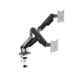 แขนจับจอมอนิเตอร์ ERGONOZ Dual Monitor Arm(EGN-ZEN-0-D-B) Black