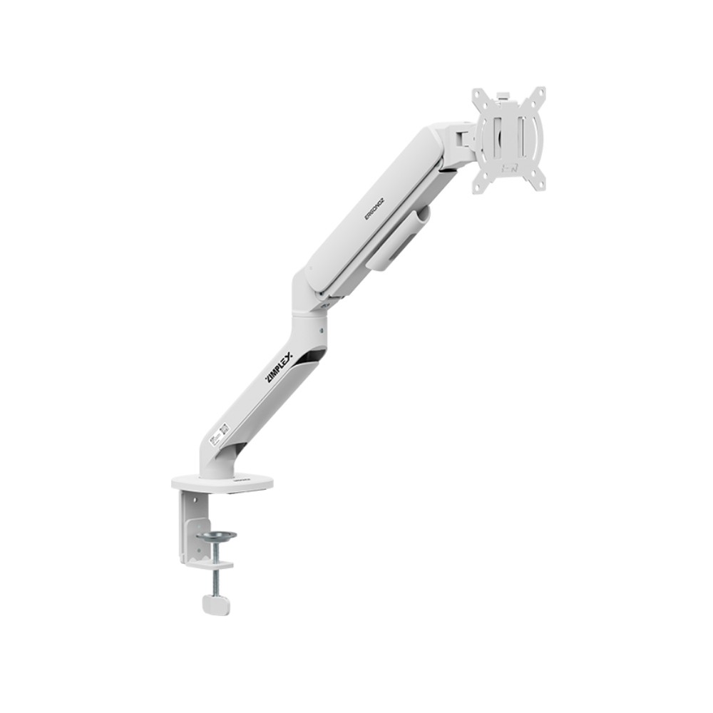 แขนจับจอมอนิเตอร์ ERGONOZ ZIMPLEX Single Monitor Arm (EGN-ZIMPLEX-S-W) White