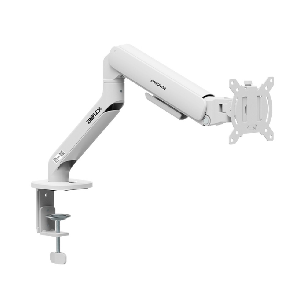 แขนจับจอมอนิเตอร์ ERGONOZ ZIMPLEX Single Monitor Arm (EGN-ZIMPLEX-S-W) White