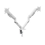 แขนจับจอมอนิเตอร์ ERGONOZ ZIMPLEX Twin Monitor Arm (EGN-ZIMPLEX-D-W) White