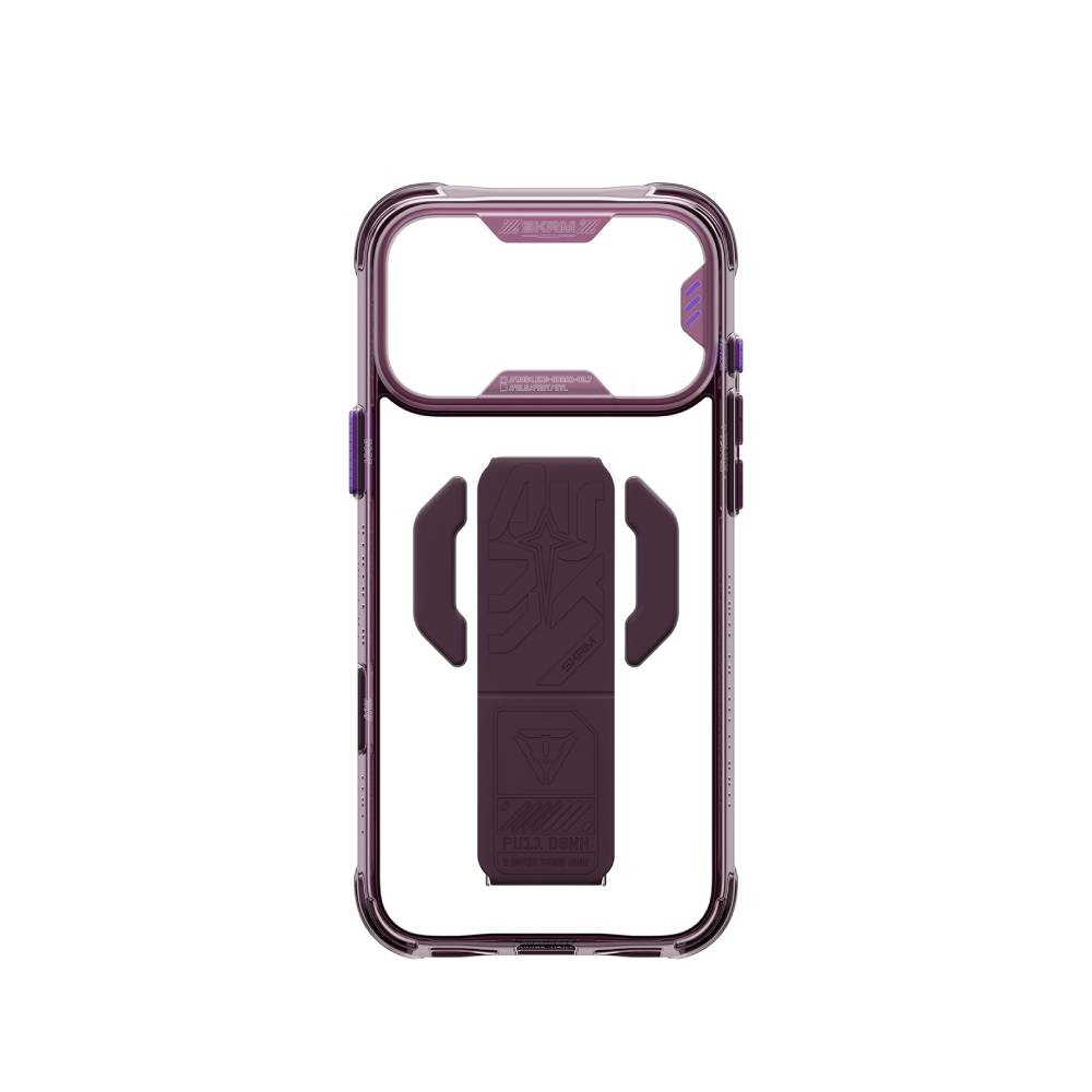 เคส Skinarma iPhone 18 Pro Max Helio CE Magsafe/Silicon/Grip-Stand - Burgundy