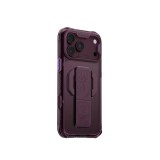 เคส Skinarma iPhone 18 Pro Max Helio CE Magsafe/Silicon/Grip-Stand - Burgundy