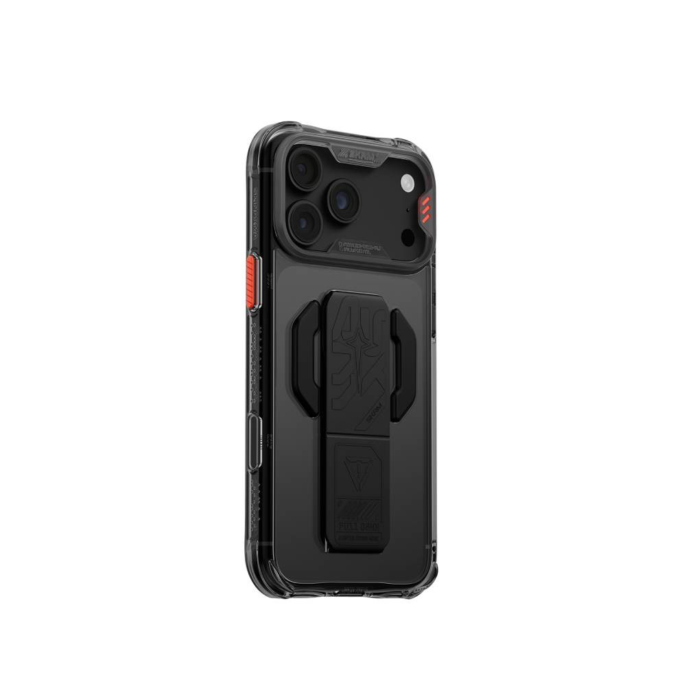 เคส Skinarma iPhone 18 Pro Max Helio CE Magsafe/Silicon/Grip-Stand - Graphite