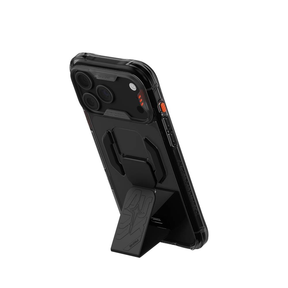 เคส Skinarma iPhone 18 Pro Max Helio CE Magsafe/Silicon/Grip-Stand - Graphite