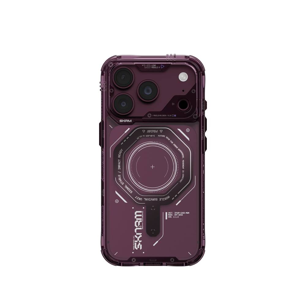 เคส Skinarma iPhone 18 Pro Max Magma Magsafe - Burgundy