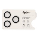 ฟิล์มกันเลนส์ QPLUS iPhone 18 Pro/18 Pro Max Camera Ring Lens Clear