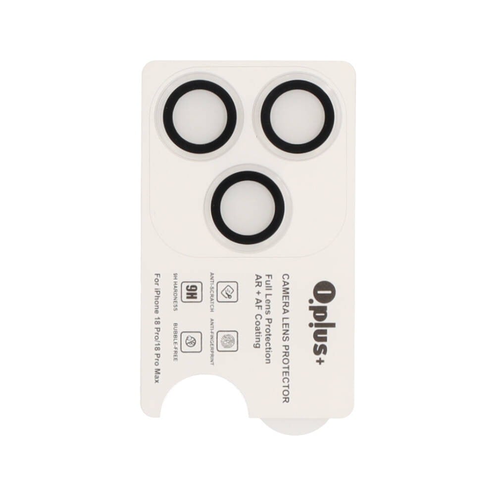 ฟิล์มกันเลนส์ QPLUS iPhone 18 Pro/18 Pro Max Camera Ring Lens Clear