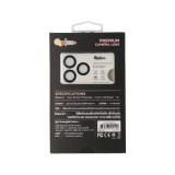 ฟิล์มกันเลนส์ QPLUS iPhone 18 Pro/18 Pro Max Camera Ring Lens Black
