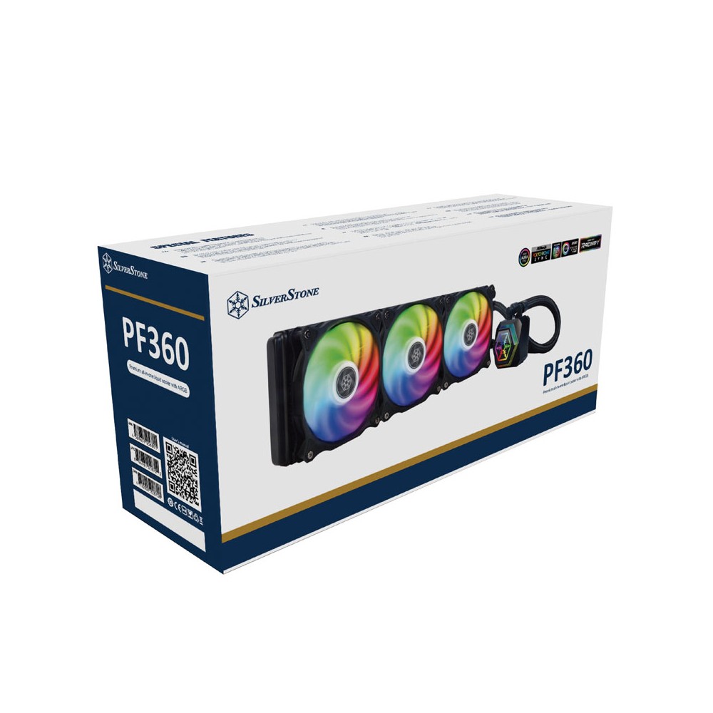 ชุดระบายคามร้อนซีพียู Silverstone CPU Liquid Cooler Permafrost PF360 ARGB