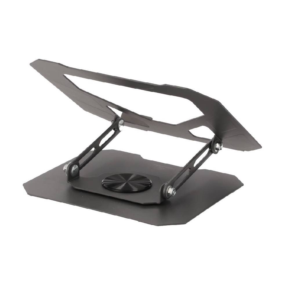 แท่นวางโน๊ตบุ๊ค TECHPRO Carbon Rotatable Tablet/Laptop Stand 360 Gray (TP-ST11)
