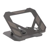 แท่นวางโน๊ตบุ๊ค TECHPRO Carbon Rotatable Tablet/Laptop Stand 360 Gray (TP-ST11)