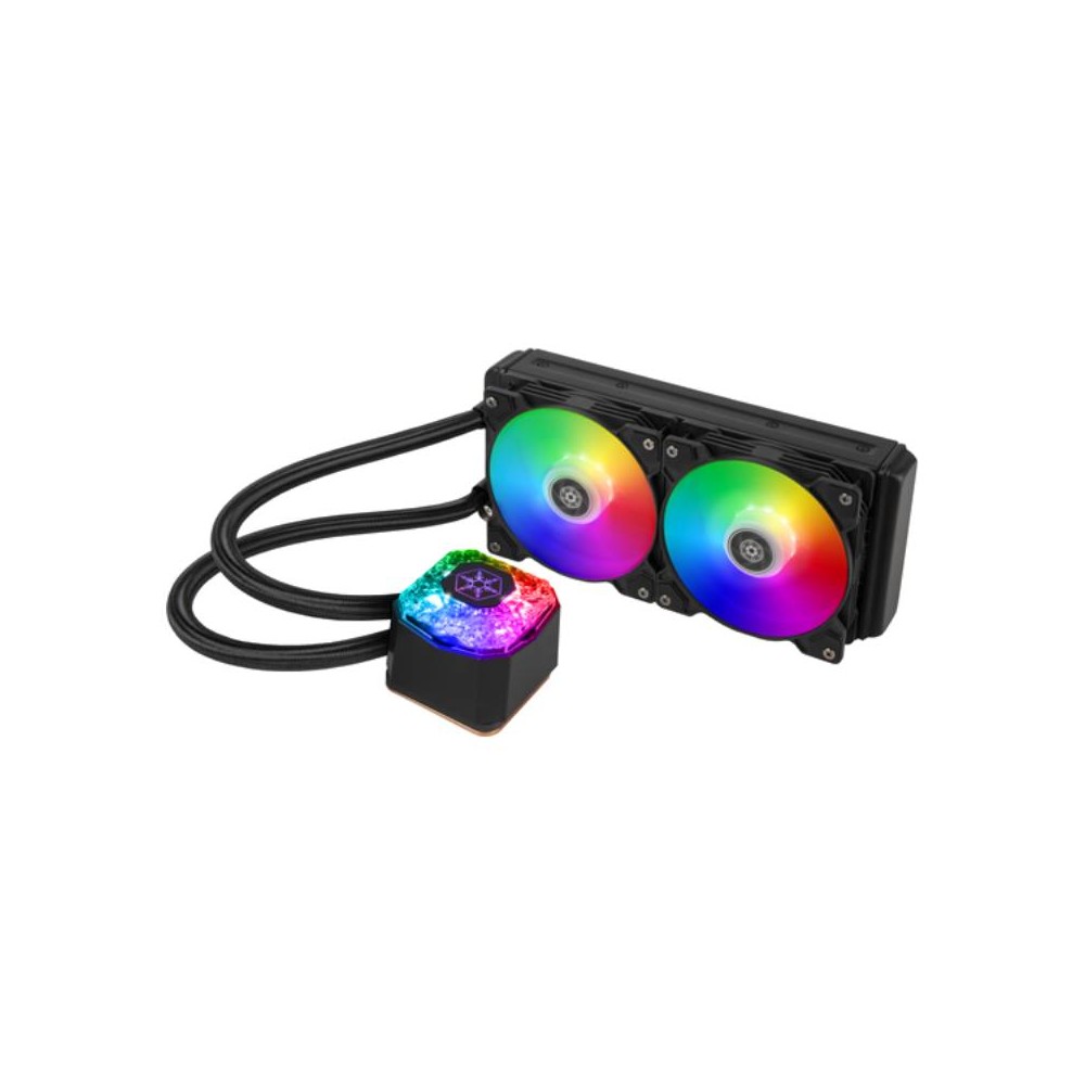 ชุดระบายความร้อนซีพียู Silverstone CPU Liquid Cooler IceGem 240P ARGB