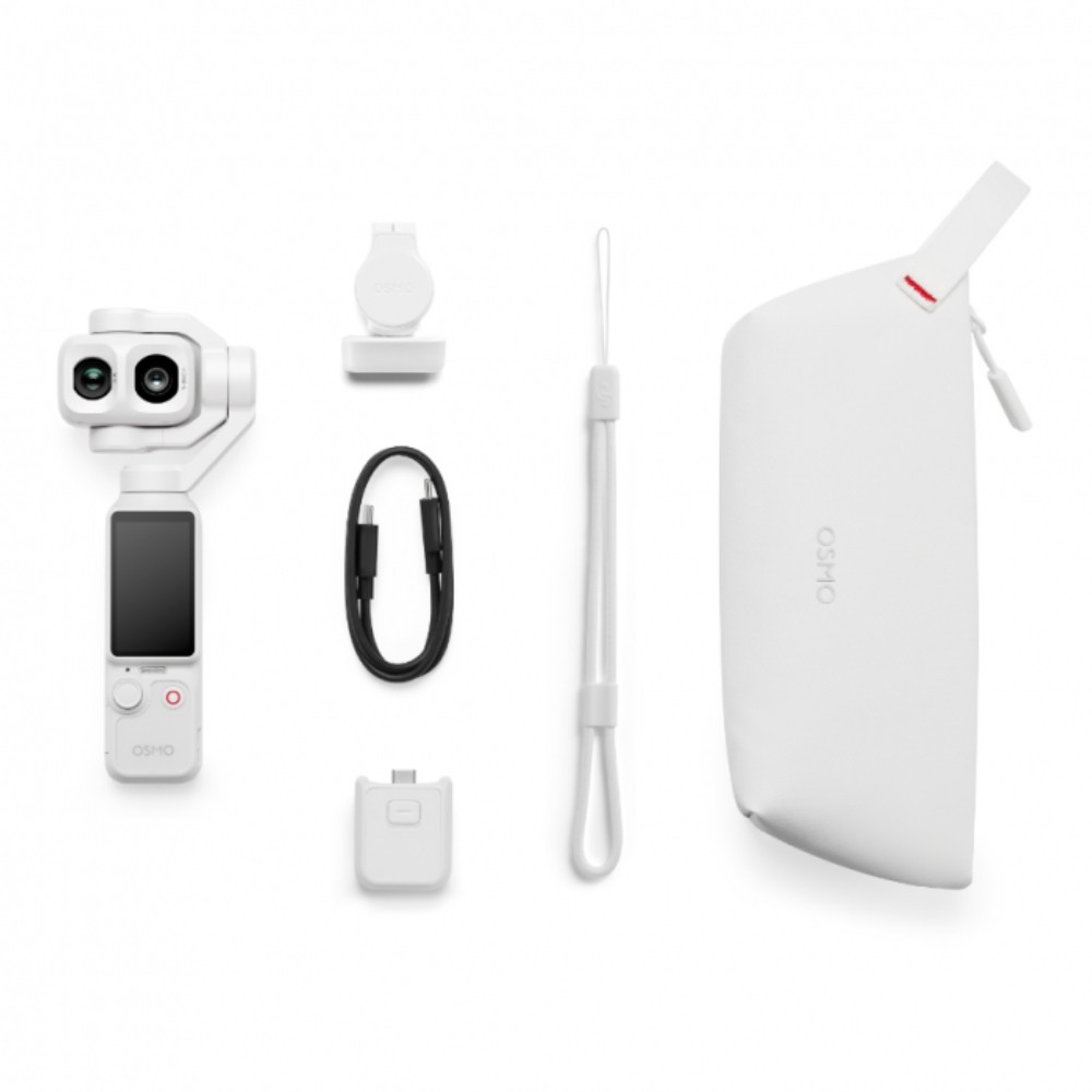 กล้อง DJI Osmo Pocket 4P Standard Combo Pearl White