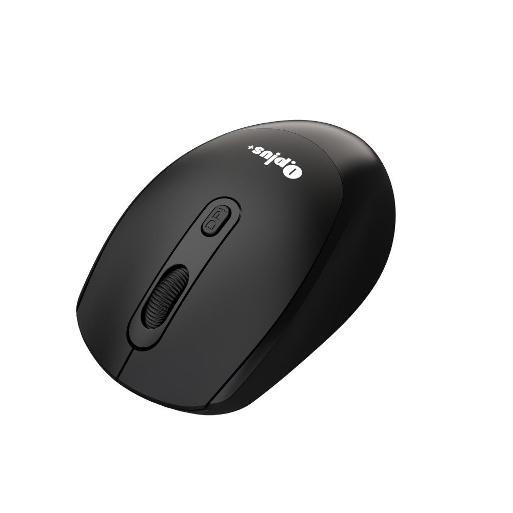 เมาส์ไร้สาย QPLUS Mouse Silent 1712 Black