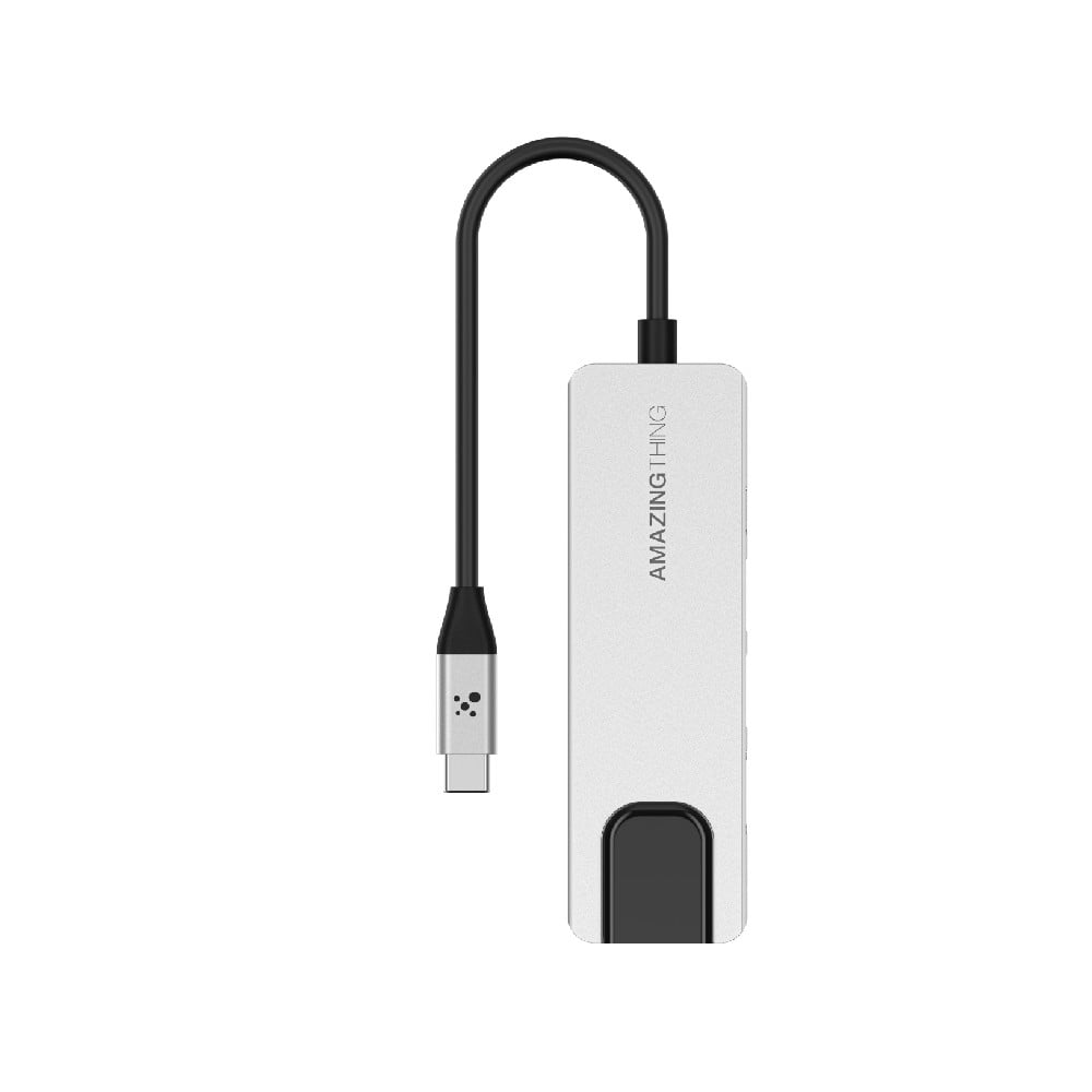 AMAZINGthing Hub 5-in-1 USB-C 4K Thunder Pro (HDMI 4K@60Hz/Dual USB3.0/USB-C 5 Gbps/USB-C PD 100W)