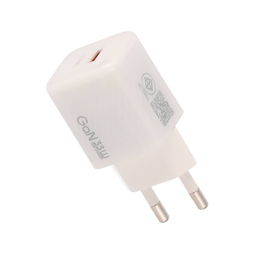 อะแดปเตอร์ TITANV Wall Charger 1 USB-C / 1 USB-A (PD30W/PPS33W) (TI-WC33W1C1A) White