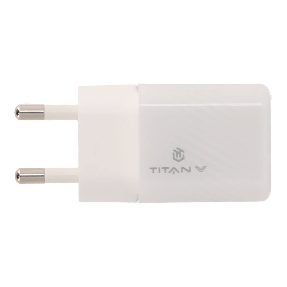 อะแดปเตอร์ TITANV Wall Charger 1 USB-C / 1 USB-A (PD30W/PPS33W) (TI-WC33W1C1A) White