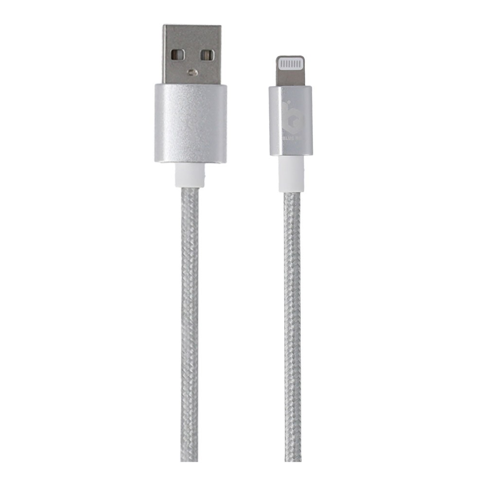 Blue Box Lightning Cable Nylon CB-AL004 1.5M. Silver (MFI)