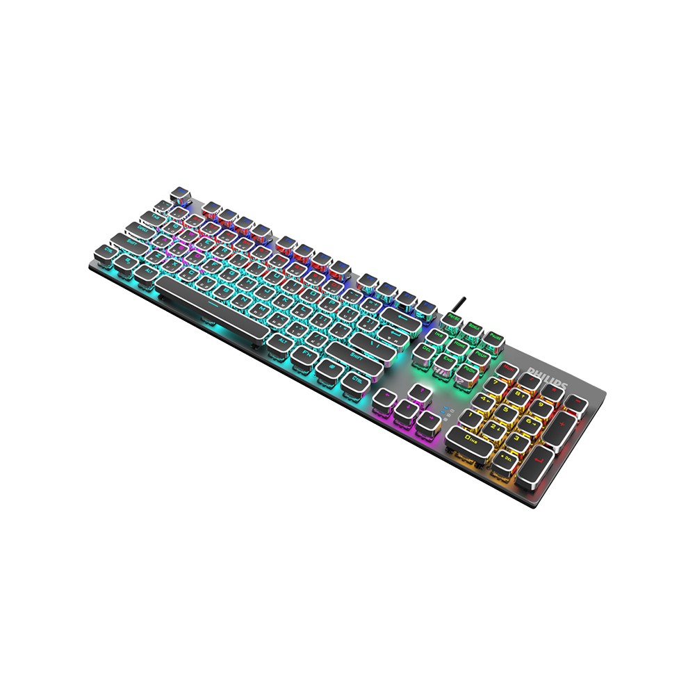 Philips Gaming Keyboard Mechanical (SPK8404) Grey Punk Key