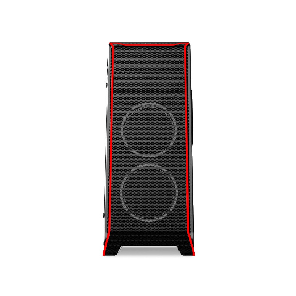Plenty Computer Case THOR Black/Red (TH06KRD)