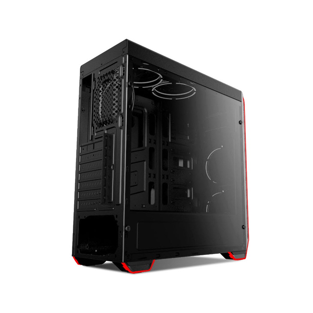 Plenty Computer Case THOR Black/Red (TH06KRD)