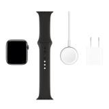 Apple Watch Series 5 GPS 44mm Space Gray Aluminium Case with Black Sport Band