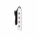 ปลั๊กไฟ DATA Plug 4 Way 4 Switch 3M. HM4496M3W