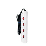 ปลั๊กไฟ DATA Plug 4 Way 4 Switch 5M. HM4496M5W
