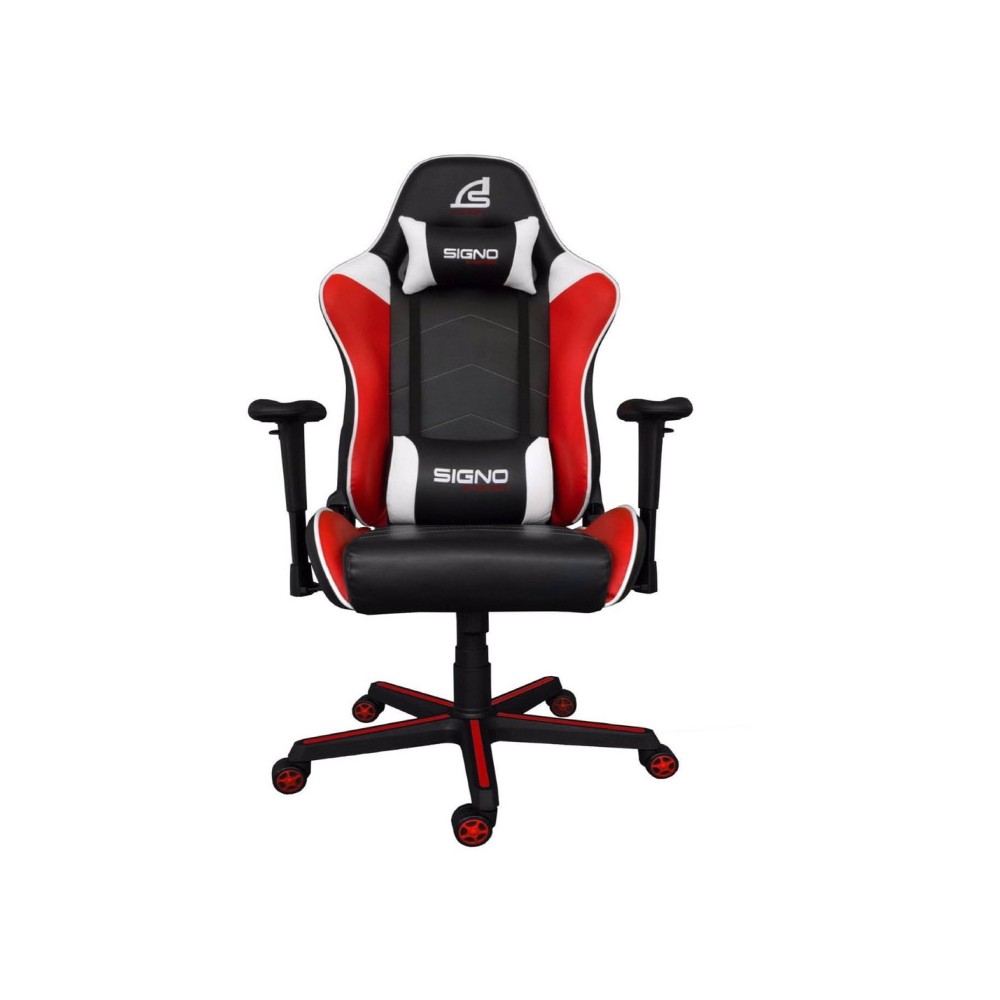 เก้าอี้เกมมิ่ง Signo Gaming Chair Barock GC-202BW Black/Red/White
