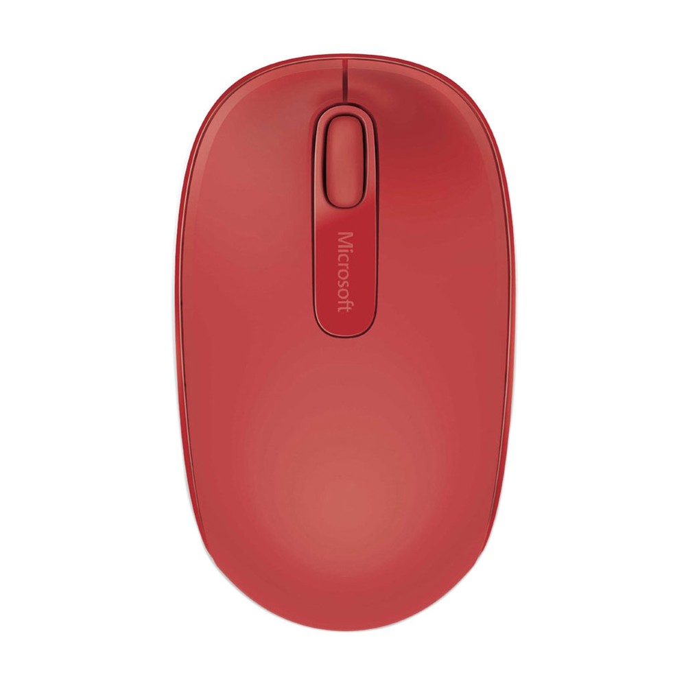 เมาส์ไร้สาย Microsoft Wireless Mouse Mobile 1850 Red