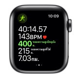 Apple Watch Series 5 GPS + Cellular 44mm Space Black Stainless Steel Case with Black Sport Band