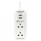 Anitech Plug 2 Way 2 USB 2M. TIS H622 