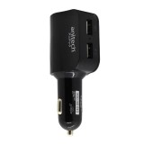 Anitech Car Charger 2 USB-A 3.1A (E48-BK) Black