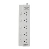 Anitech TIS Plug 5 Way 5 Switch 3M. H3035 White