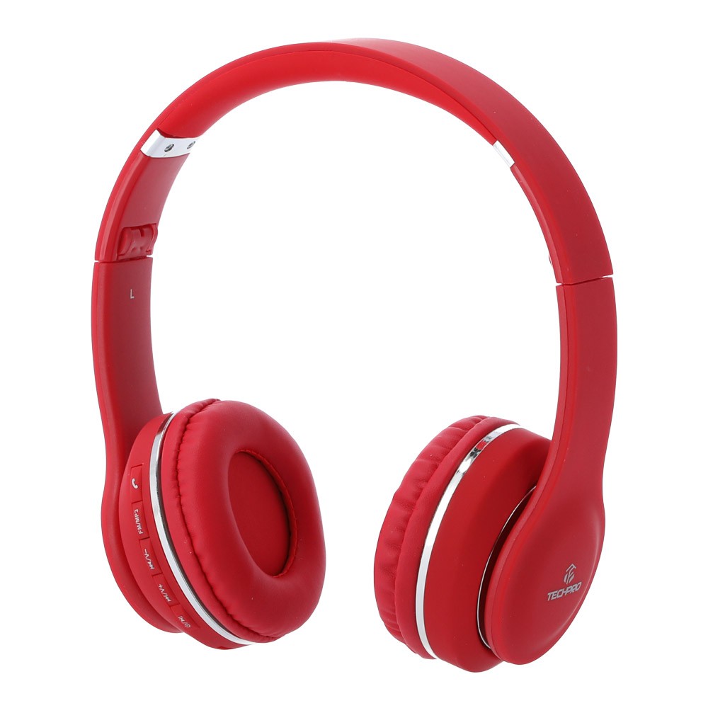 TECHPRO Headphone Wireless TH001 Red