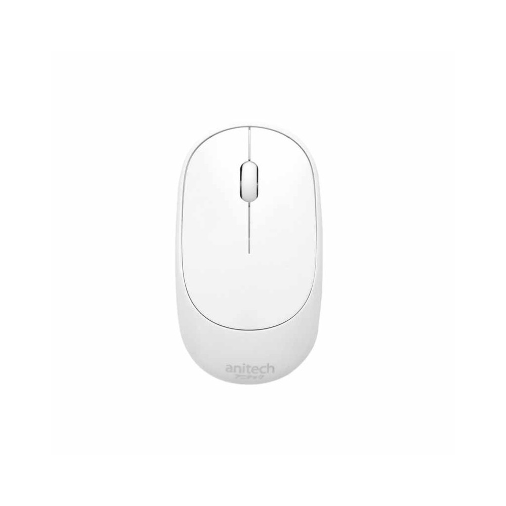 เมาส์ไร้สาย Anitech Wireless Mouse W224 White