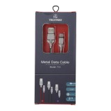 สาย USB A - Type C TECHPRO T12 1M - Black
