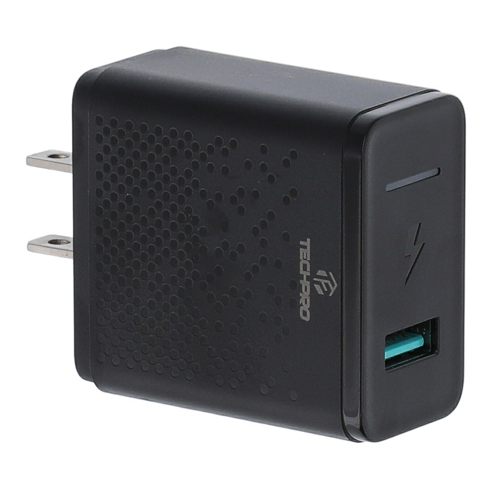 TECHPRO Wall USB Charger 1 USB-A (1.0A) GC06 Black