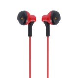 QPLUS Earbud with Mic. SMT-16 Red