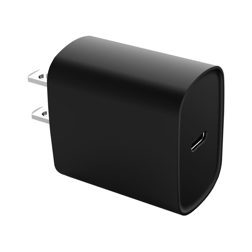 Alpha Wall USB Charger 1 USB-C (PD20W) Fast Charge A20PD Black