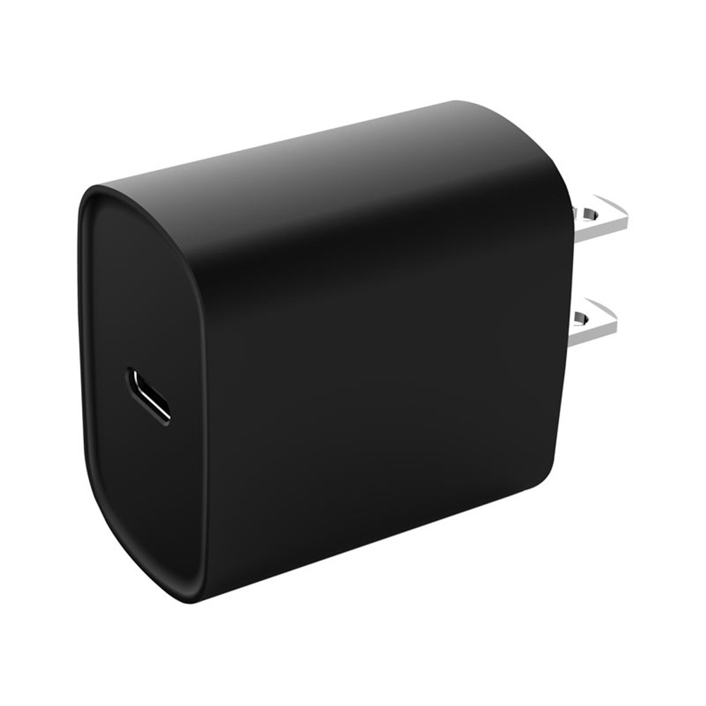Alpha Wall USB Charger 1 USB-C (PD20W) Fast Charge A20PD Black