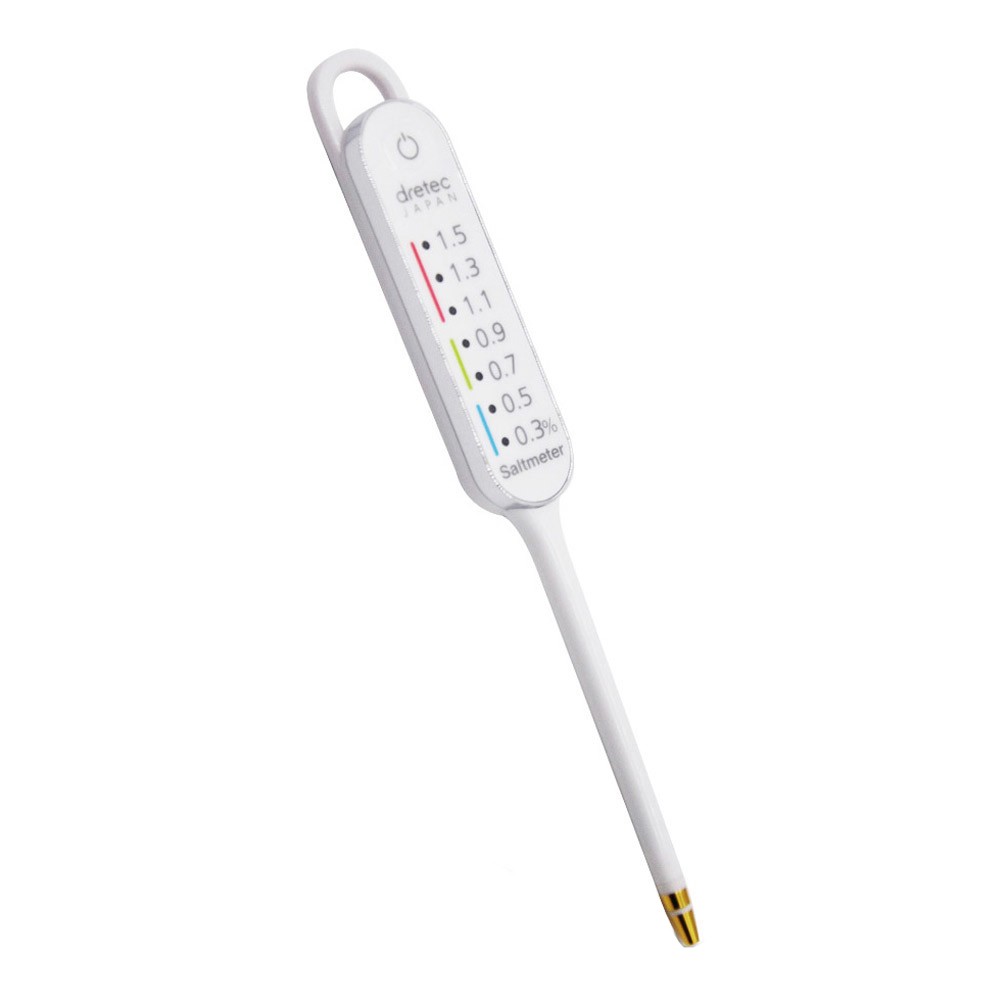 เครื่องวัดความเค็มในอาหาร Dretec Salinity Meter White